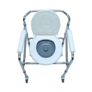 Silla Sanitaria Con Ruedas Cromado