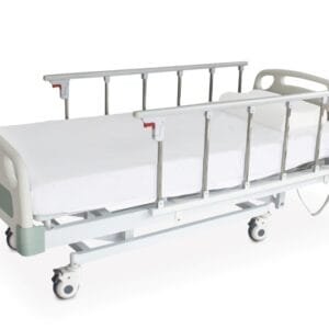 Cama Eléctrica 4 Movimientos Con Barandas En Aluminio