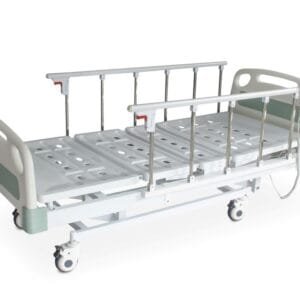 Cama Eléctrica 4 Movimientos Con Barandas En Aluminio