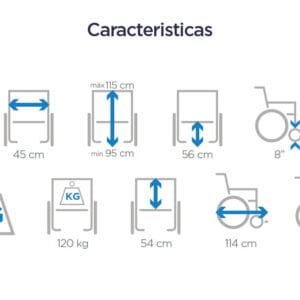 Silla De Ruedas Neurológica Adulto Pies Removibles