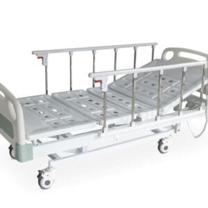 Cama Eléctrica 4 Movimientos Con Barandas En Aluminio