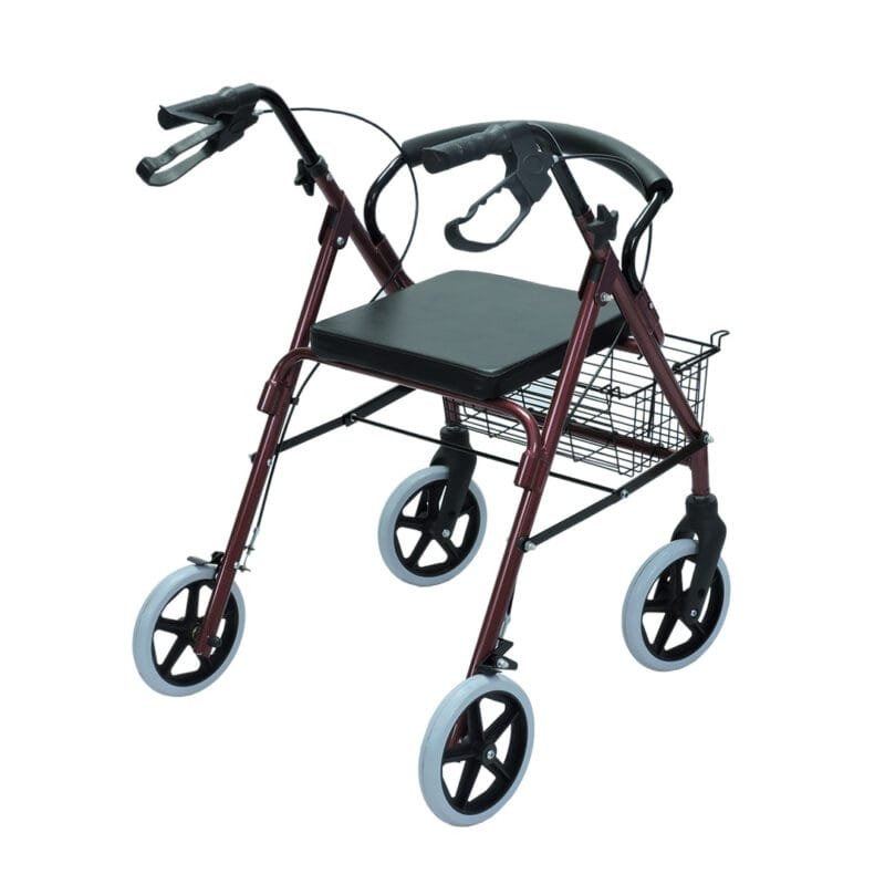 Caminador Rollator 4 Ruedas Con Canastilla