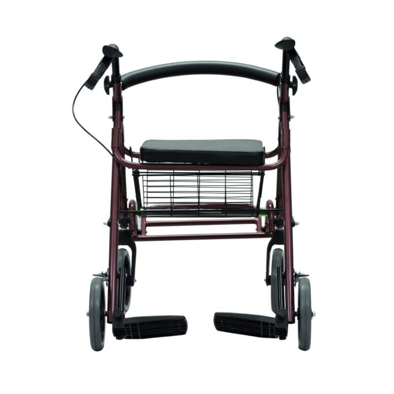 Caminador Rollator 4 Ruedas Con Canastilla y Calapies