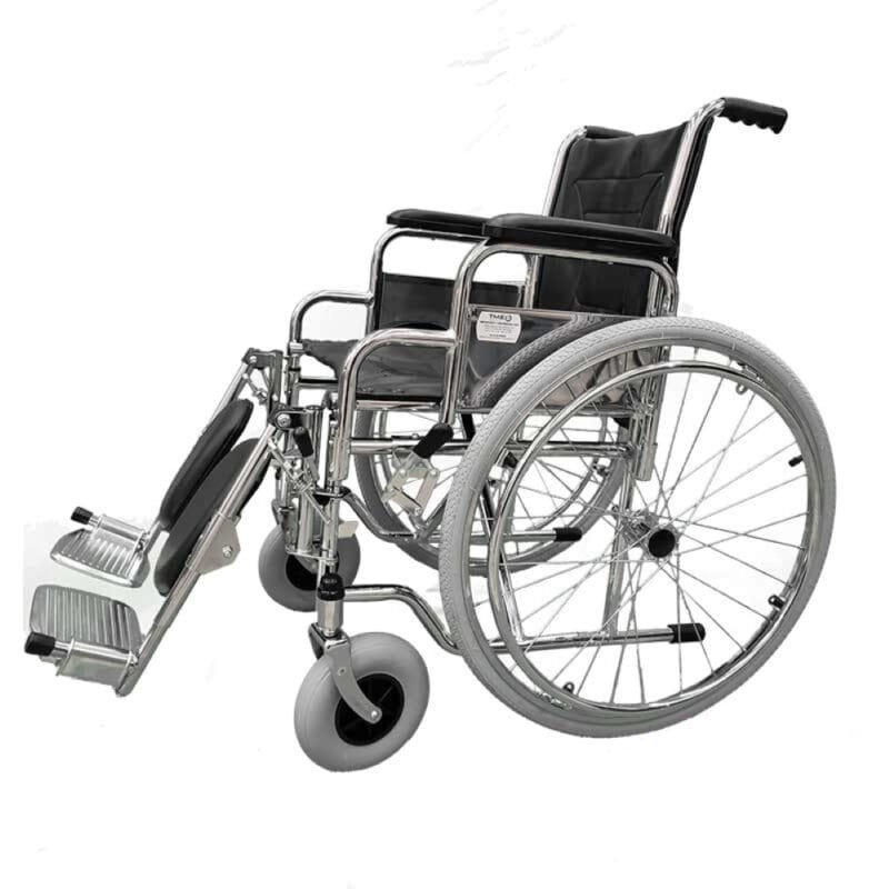 Silla de Ruedas En Acero Con Apoya Pies Elevables