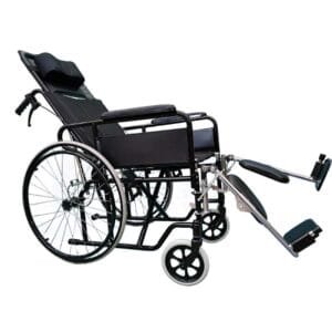 image (5) Silla de Ruedas Reclinable en Acero