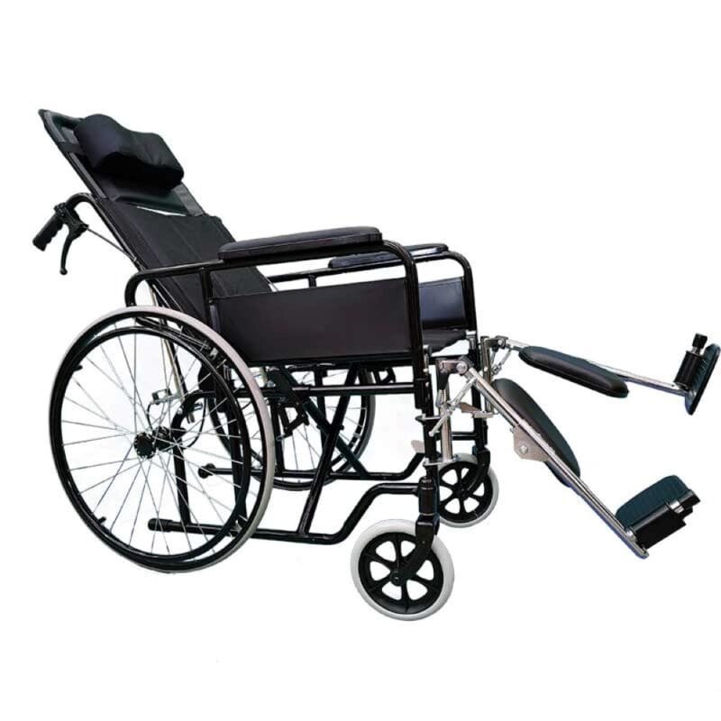 image (5) Silla de Ruedas Reclinable en Acero